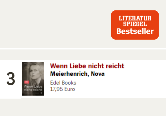 Platz 3 auf der Spiegel Bestseller Liste