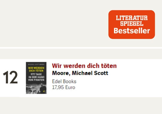 Anzeigenbild Bestsellerplatzierung Michael Scott Moore